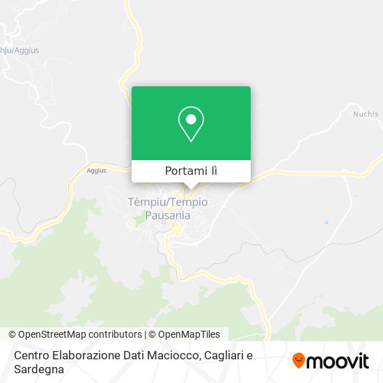 Mappa Centro Elaborazione Dati Maciocco