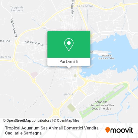 Mappa Tropical Aquarium Sas Animali Domestici Vendita