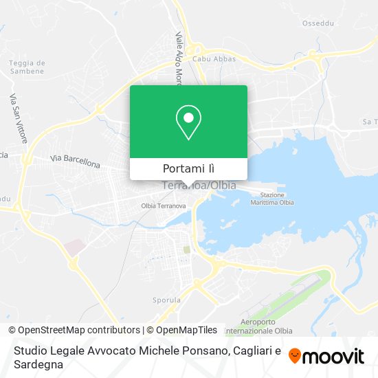 Mappa Studio Legale Avvocato Michele Ponsano