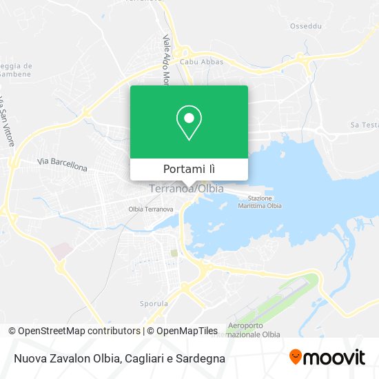 Mappa Nuova Zavalon Olbia