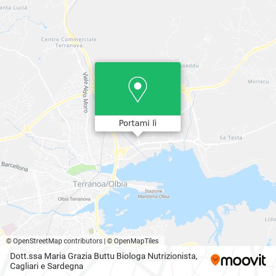 Mappa Dott.ssa Maria Grazia Buttu Biologa Nutrizionista