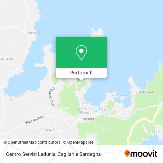 Mappa Centro Servizi Ladunia