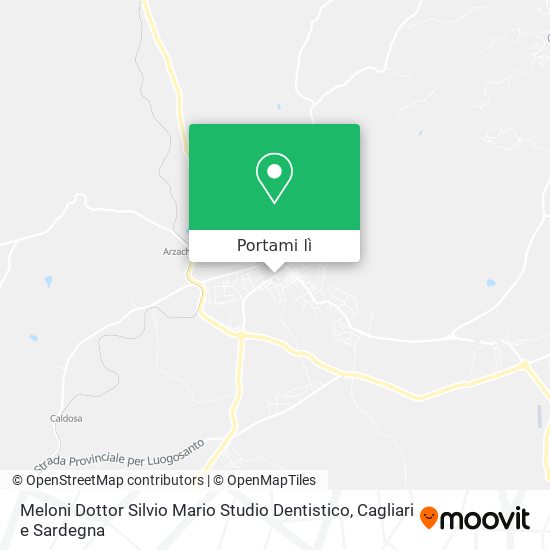 Mappa Meloni Dottor Silvio Mario Studio Dentistico