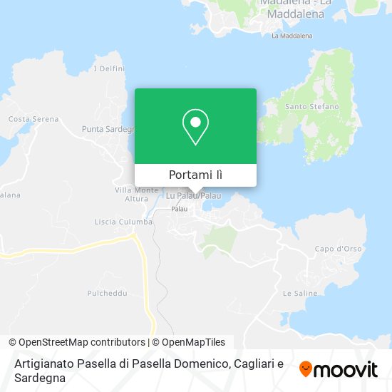 Mappa Artigianato Pasella di Pasella Domenico