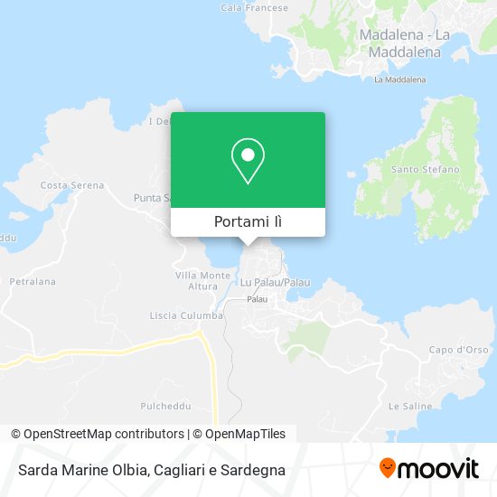 Mappa Sarda Marine Olbia