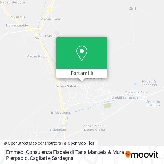 Mappa Emmepi Consulenza Fiscale di Taris Manuela & Mura Pierpaolo
