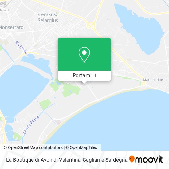 Mappa La Boutique di Avon di Valentina