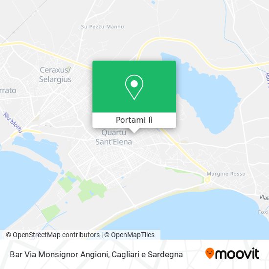 Mappa Bar Via Monsignor Angioni
