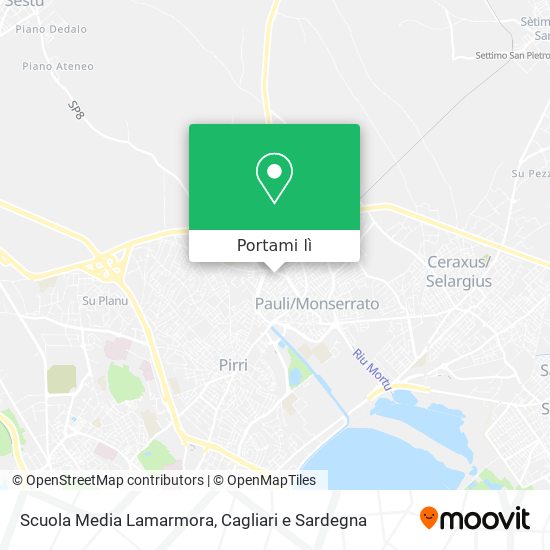 Mappa Scuola Media Lamarmora