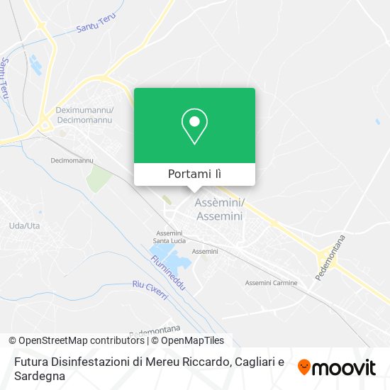 Mappa Futura Disinfestazioni di Mereu Riccardo