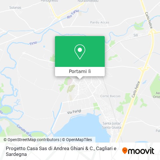 Mappa Progetto Casa Sas di Andrea Ghiani & C.