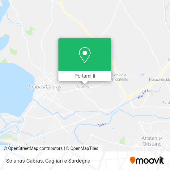 Mappa Solanas-Cabras