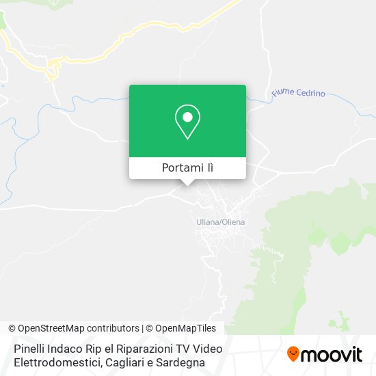 Mappa Pinelli Indaco Rip el Riparazioni TV Video Elettrodomestici