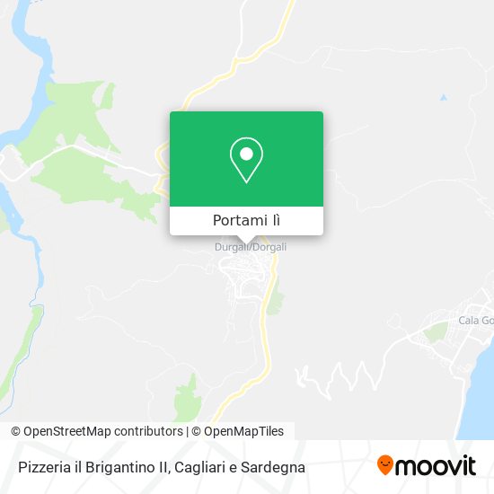 Mappa Pizzeria il Brigantino II