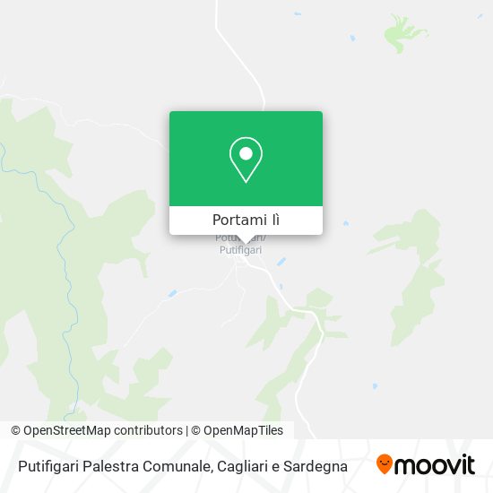 Mappa Putifigari Palestra Comunale