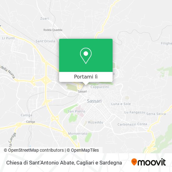 Mappa Chiesa di Sant'Antonio Abate