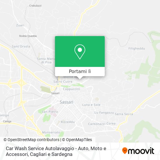 Mappa Car Wash Service Autolavaggio - Auto, Moto e Accessori