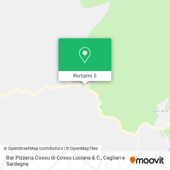 Mappa Bar Pizzeria Cossu di Cossu Luciana & C.