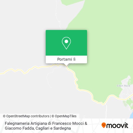 Mappa Falegnameria Artigiana di Francesco Mocci & Giacomo Fadda