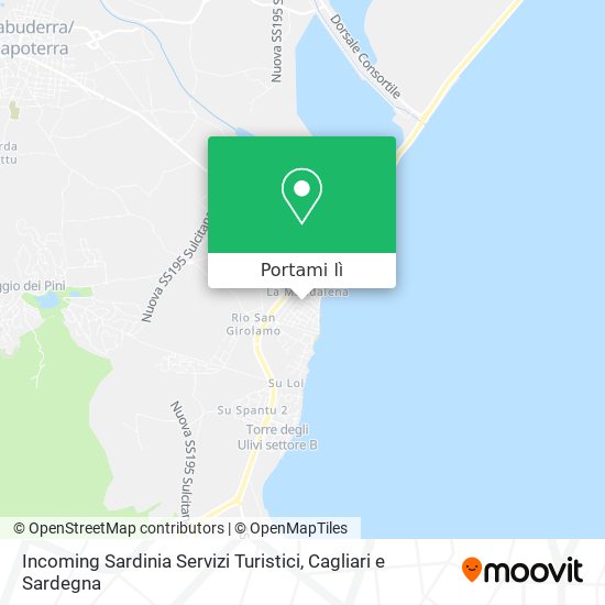 Mappa Incoming Sardinia Servizi Turistici