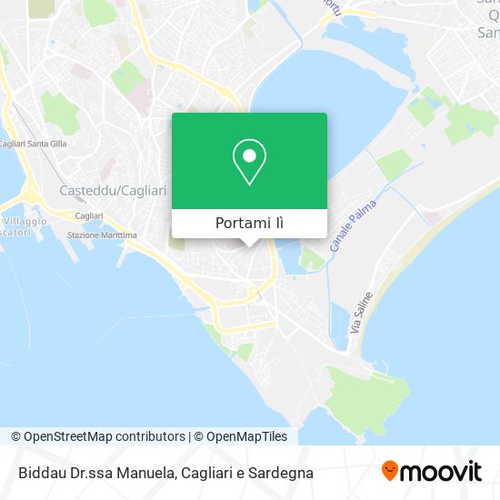 Mappa Biddau Dr.ssa Manuela
