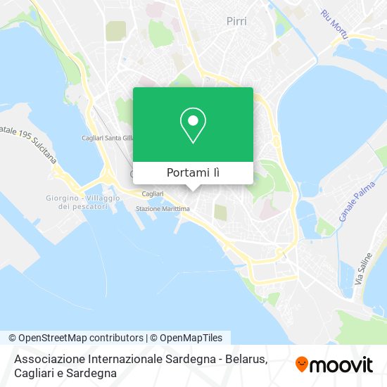 Mappa Associazione Internazionale Sardegna - Belarus