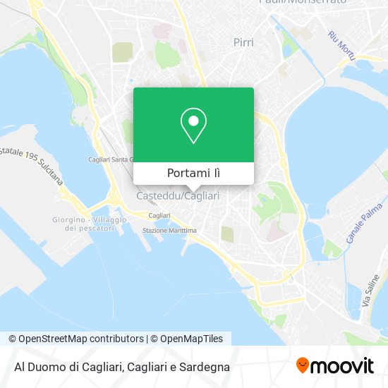Mappa Al Duomo di Cagliari