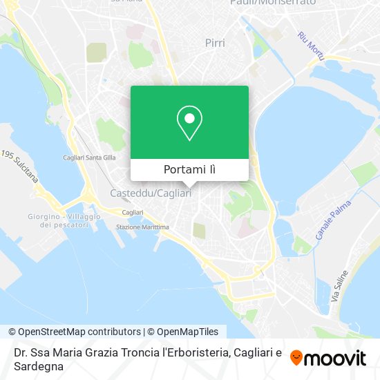Mappa Dr. Ssa Maria Grazia Troncia l'Erboristeria