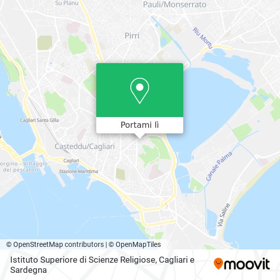 Mappa Istituto Superiore di Scienze Religiose