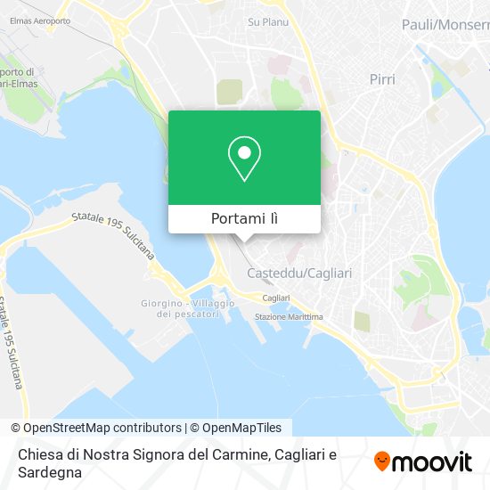 Mappa Chiesa di Nostra Signora del Carmine