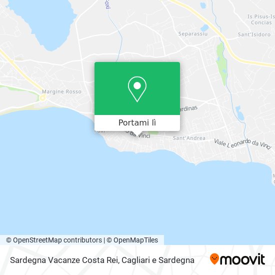 Mappa Sardegna Vacanze Costa Rei