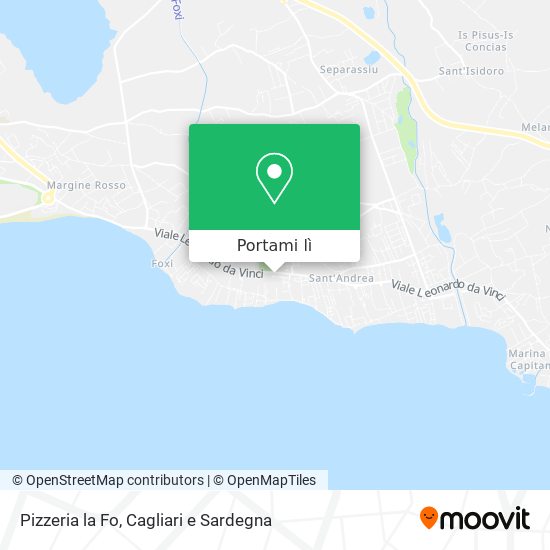 Mappa Pizzeria la Fo