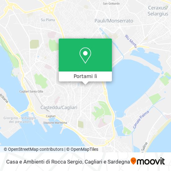 Mappa Casa e Ambienti di Rocca Sergio