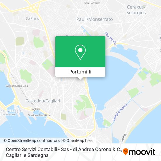Mappa Centro Servizi Contabili - Sas - di Andrea Corona & C.