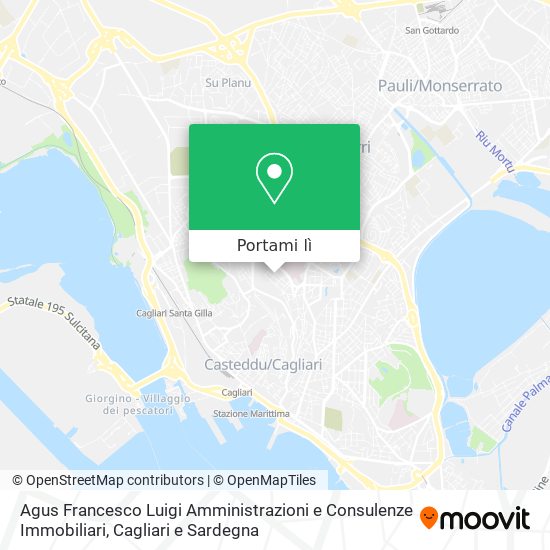 Mappa Agus Francesco Luigi Amministrazioni e Consulenze Immobiliari