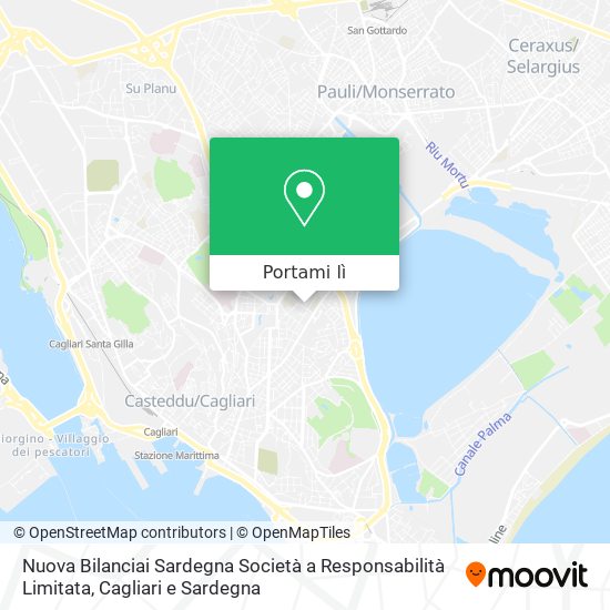 Mappa Nuova Bilanciai Sardegna Società a Responsabilità Limitata