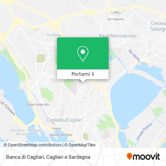 Mappa Banca di Cagliari