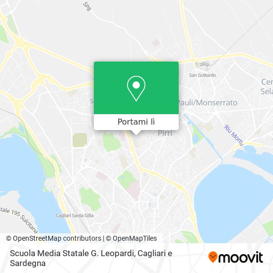 Mappa Scuola Media Statale G. Leopardi
