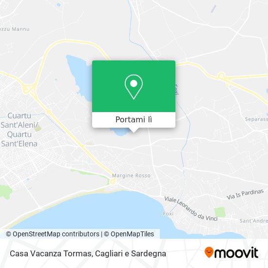 Mappa Casa Vacanza Tormas