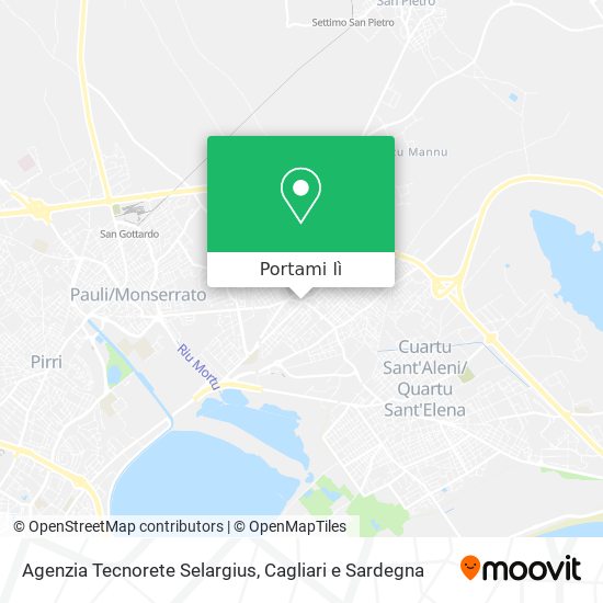 Mappa Agenzia Tecnorete Selargius