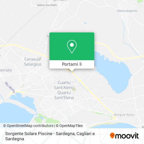 Mappa Sorgente Solare Piscine - Sardegna