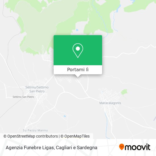 Mappa Agenzia Funebre Ligas