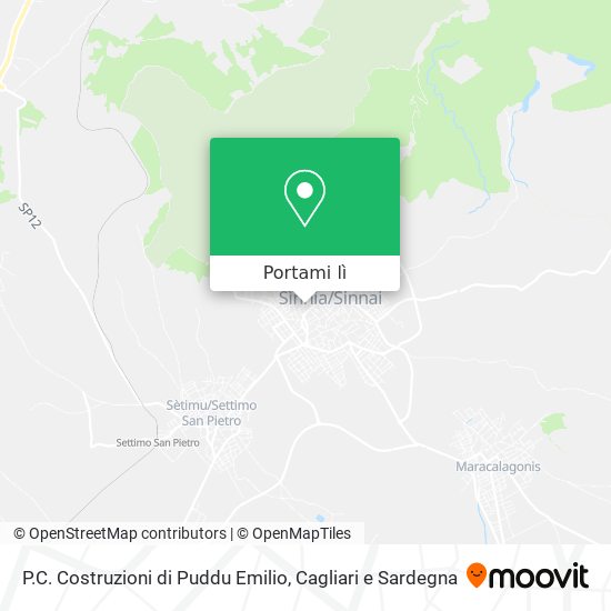 Mappa P.C. Costruzioni di Puddu Emilio