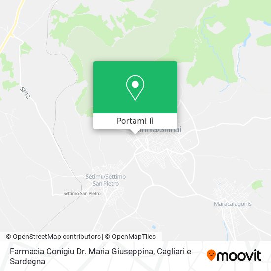 Mappa Farmacia Conigiu Dr. Maria Giuseppina