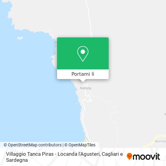 Mappa Villaggio Tanca Piras - Locanda l'Agusteri