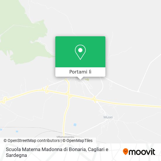 Mappa Scuola Materna Madonna di Bonaria