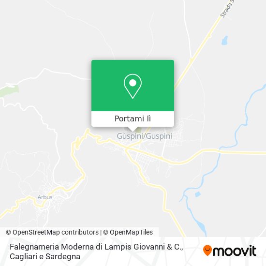 Mappa Falegnameria Moderna di Lampis Giovanni & C.