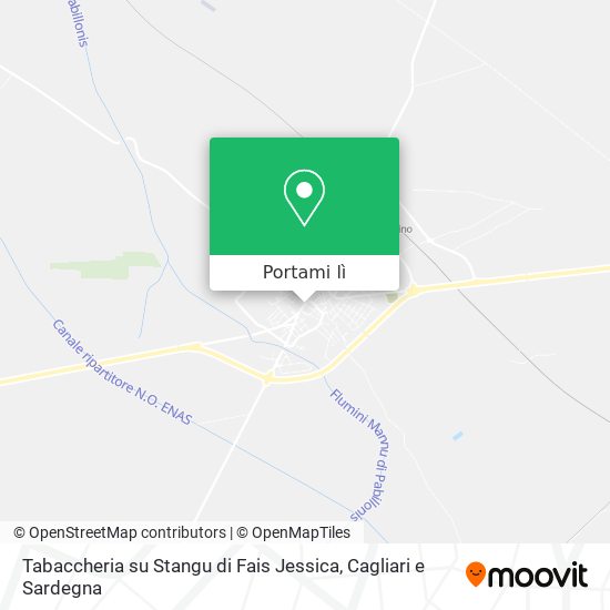 Mappa Tabaccheria su Stangu di Fais Jessica