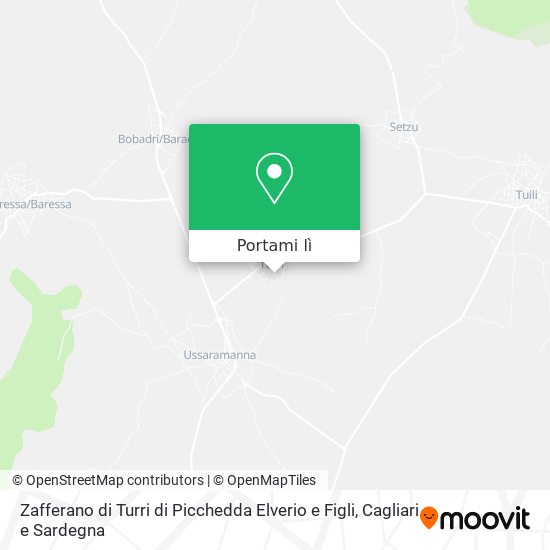 Mappa Zafferano di Turri di Picchedda Elverio e Figli