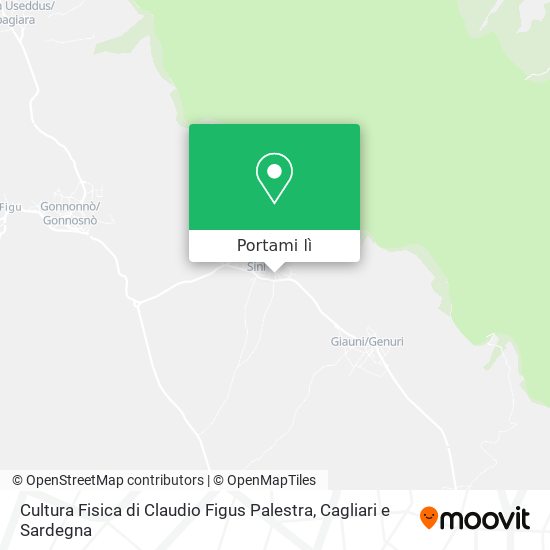 Mappa Cultura Fisica di Claudio Figus Palestra